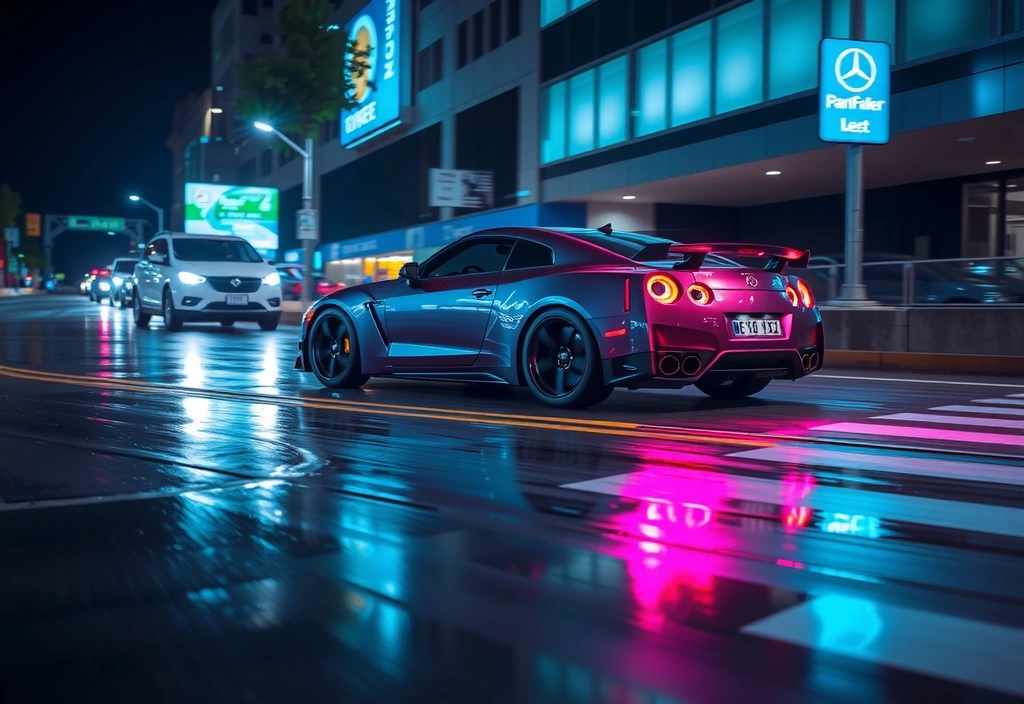 Neon Drift gameplay screenshot